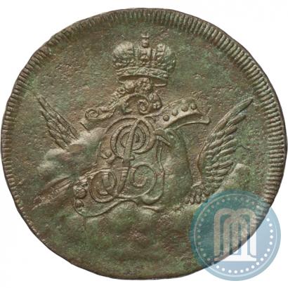 Picture 1 kopeck 1755 year  