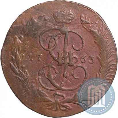Picture 5 kopecks 1763 year ММ 