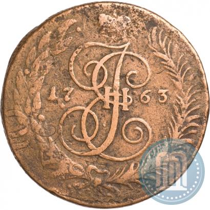 Picture 5 kopecks 1763 year СПМ 