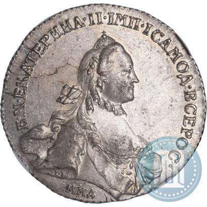 Picture 1 rouble 1764 year ММД-EI 