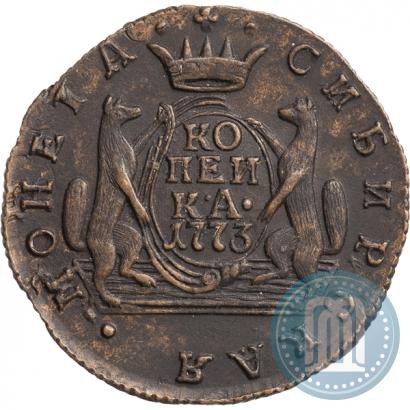 Picture 1 kopeck 1773 year КМ 