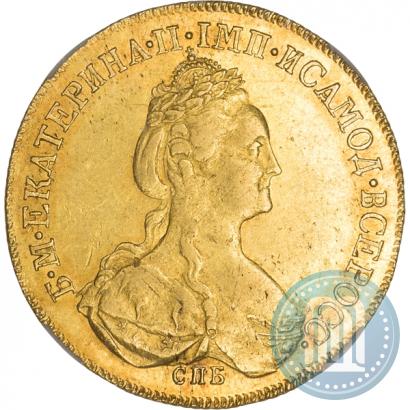 Picture 10 roubles 1777 year СПБ 