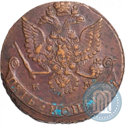 Picture 5 kopecks 1780 year ЕМ 