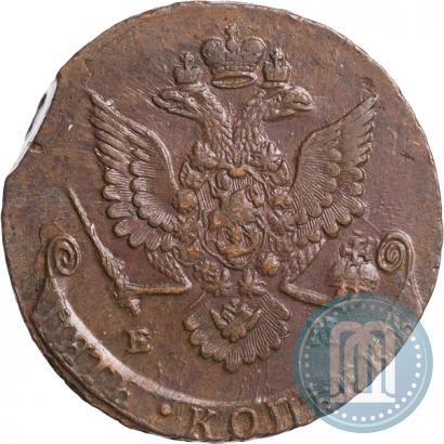 Picture 5 kopecks 1780 year ЕМ 