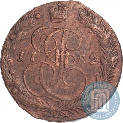 Picture 5 kopecks 1782 year ЕМ 