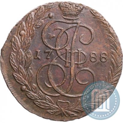 Picture 5 kopecks 1788 year ЕМ 
