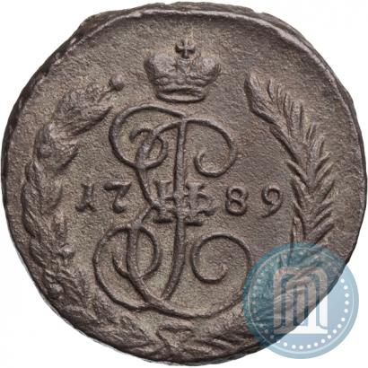 Picture 1 kopeck 1789 year ЕМ 