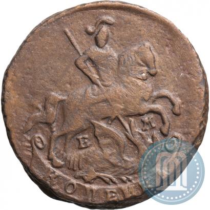 Picture 1 kopeck 1791 year ЕМ 