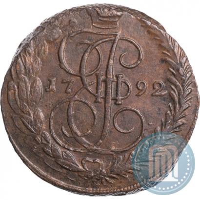 Picture 5 kopecks 1792 year ЕМ 