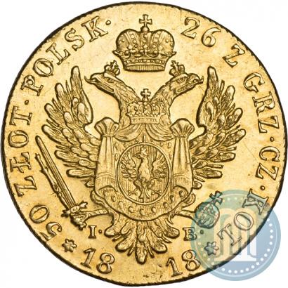 Picture 50 złotych 1818 year IB 