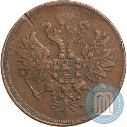 Фото 2 копейки 1859 года ЕМ 