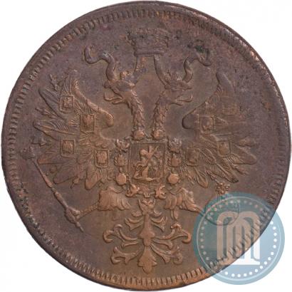 Фото 5 копеек 1860 года ЕМ 