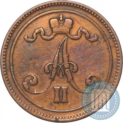 Picture 10 pennia 1866 year  