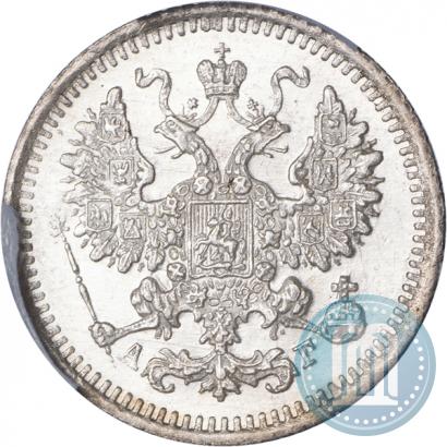 Фото 5 копеек 1886 года СПБ-АГ 