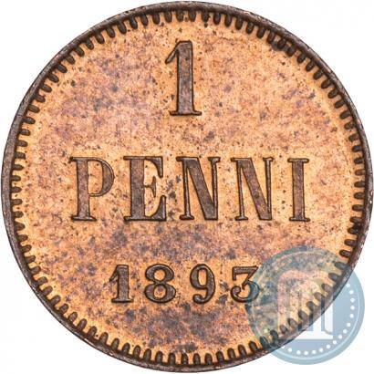 Picture 1 penni 1893 year  