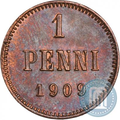 Фото 1 пенни 1909 года  
