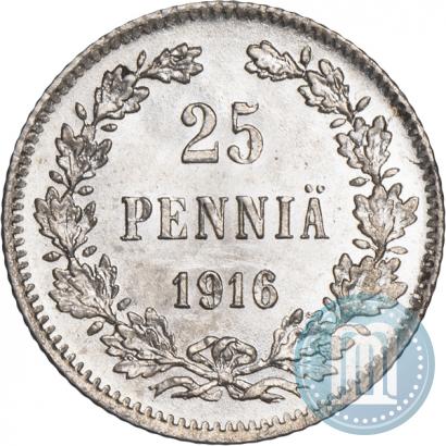 Picture 25 pennia 1916 year S 