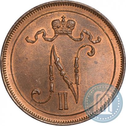 Picture 10 pennia 1916 year  