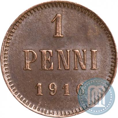 Фото 1 пенни 1916 года  