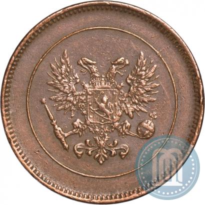 Picture 5 pennia 1917 year  