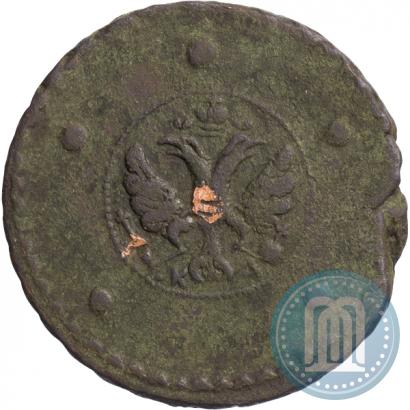 Фото 5 копеек 1727 года КД 