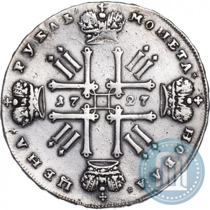 Фото 1 рубль 1727 года  "Московский тип"