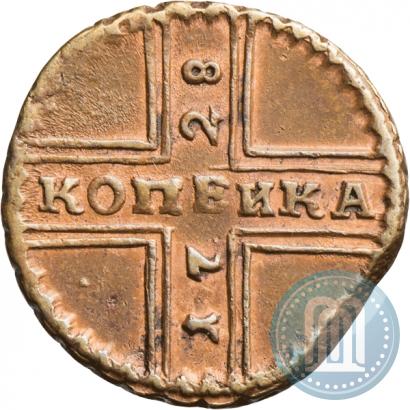 Фото 1 копейка 1728 года МОСКВА 