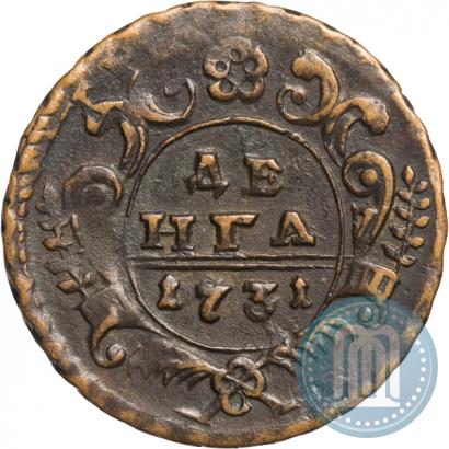 Фото Денга 1731 года  