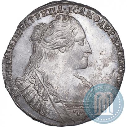 Фото Полтина 1734 года  "Тип 1735 года"