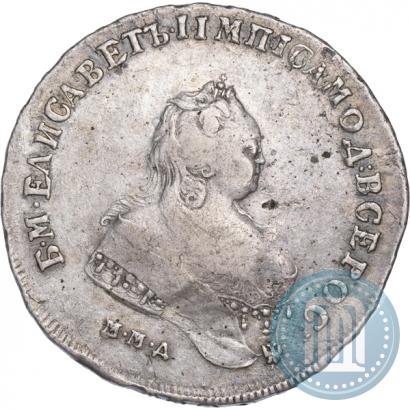 Picture 1 rouble 1742 year ММД 