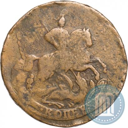 Фото 2 копейки 1759 года  "Номинал под Св. Георгием"