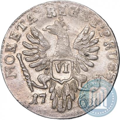 Фото 6 грошей 1761 года  