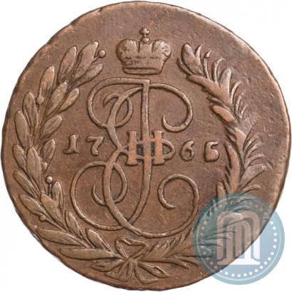 Фото 2 копейки 1765 года ММ 