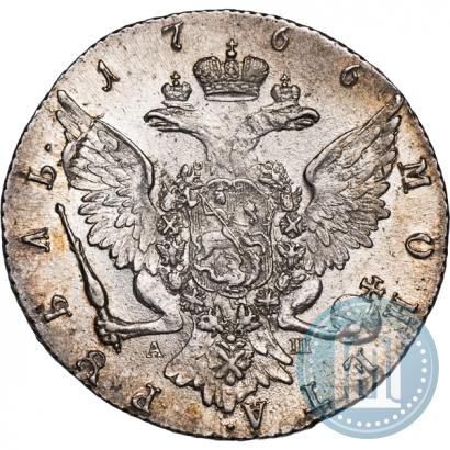 Picture 1 rouble 1766 year СПБ-АШ 