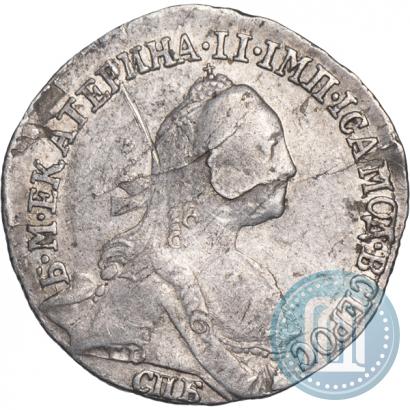 Фото Гривенник 1766 года СПБ 