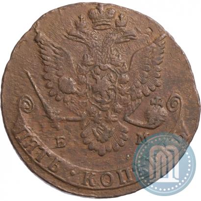 Фото 5 копеек 1780 года ЕМ 