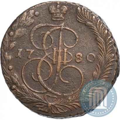 Фото 5 копеек 1780 года ЕМ 
