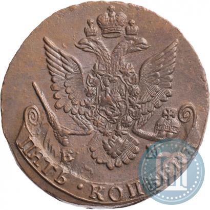 Фото 5 копеек 1781 года ЕМ 