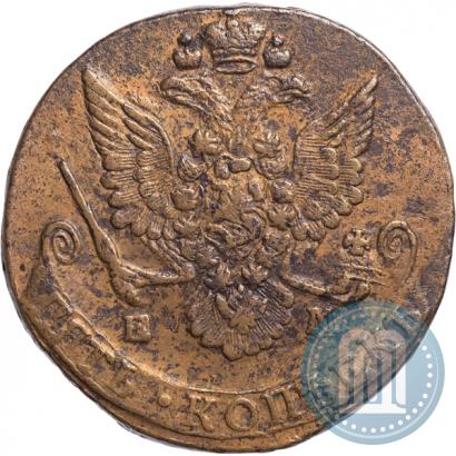 Фото 5 копеек 1784 года ЕМ 
