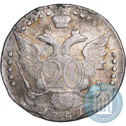 Фото 20 копеек 1787 года СПБ 