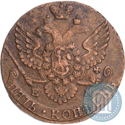 Picture 5 kopecks 1788 year ЕМ 