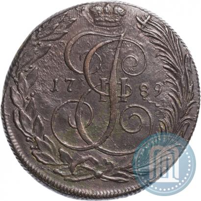 Фото 5 копеек 1789 года КМ 