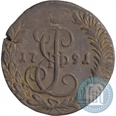 Фото Денга 1791 года КМ 