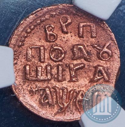 Фото Полушка 1719 года НД 