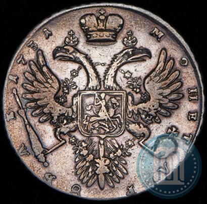 Picture 1 rouble 1731 year  