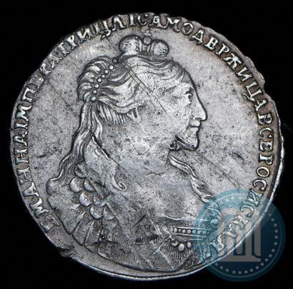 Фото 1 рубль 1736 года  "Тип 1735 года"