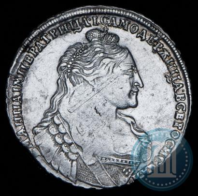 Фото 1 рубль 1737 года  "Тип 1735 года"