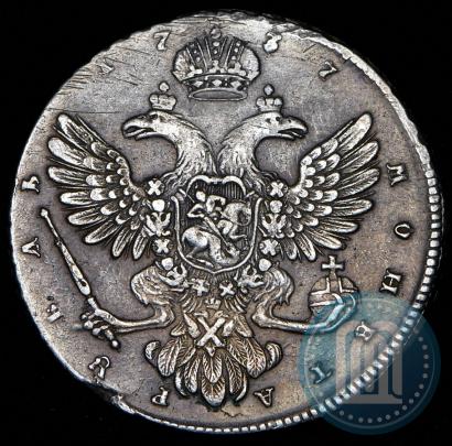 Фото 1 рубль 1737 года  "Московский тип"