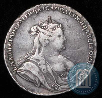 Фото Полтина 1738 года  "Петербургский тип"