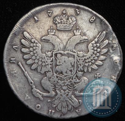 Фото Полтина 1738 года СПБ "Петербургский тип"